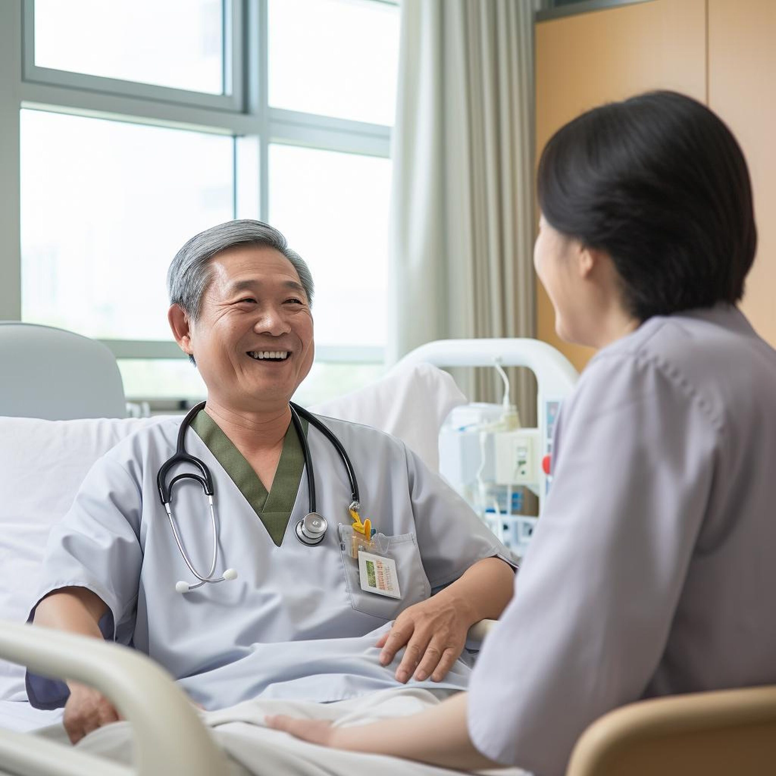 doctor-smiles-with-nurse-background